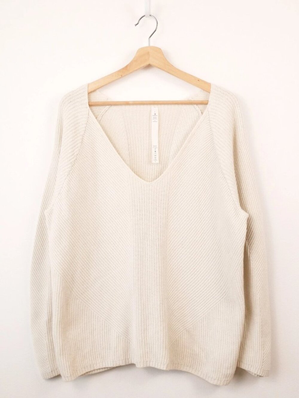Lululemon Still Movement Sweater Ivory size L